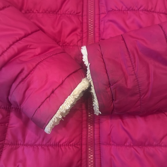 The North Face Fuchsia Puffer Jacket - Picture 2 of 4